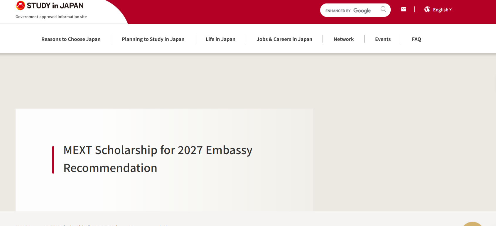 MEXT Undergraduate Scholarships 2027 in Japan | Fully Funded